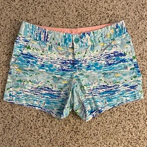 Lilly Pulitzer High Tide Toile Shorts